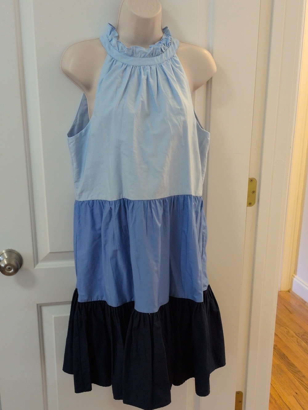 Eliza J. Tiered Halter Dress